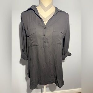 Pleione Black Blouse